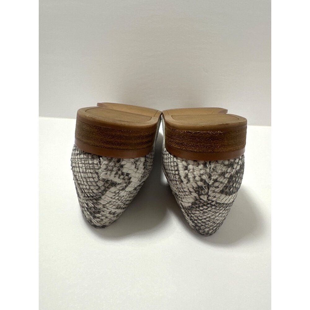 Franco Sarto Clarise2 Snake Print Leather Loafers Womens Shoes Size 8.5 slip-on - Picture 7 of 14
